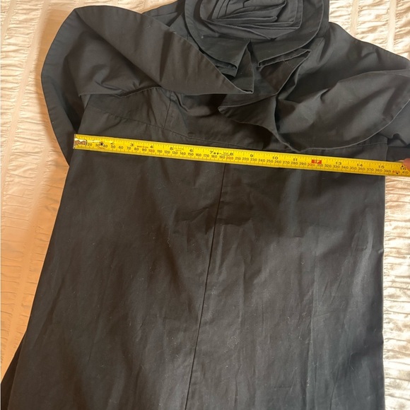 Elegant Black Ruffle Anthropologie Dress - Picture 5 of 12